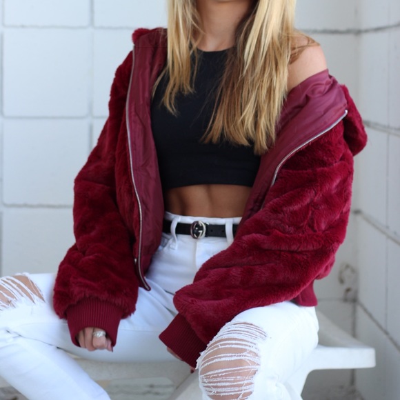 Love Tree Faux Fur Coat - Picture 5 of 5